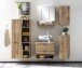 Waschtisch-Set >Kaprun< (B/H/T: 61x55x47 cm) in wotaneiche - 61x55x47 (BxHxT)