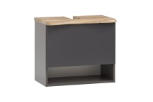 Waschtisch-Set >Kaprun< (B/H/T: 61x55x47 cm) in graphit - 61x55x47 (BxHxT)