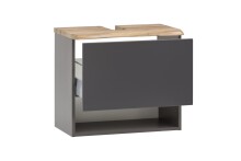 Waschtisch-Set >Kaprun< (B/H/T: 61x55x47 cm) in graphit - 61x55x47 (BxHxT)