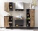 Waschtisch-Set >Kaprun< (B/H/T: 61x55x47 cm) in graphit - 61x55x47 (BxHxT)