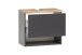 Waschtisch-Set >Kaprun< (B/H/T: 61x55x47 cm) in graphit - 61x55x47 (BxHxT)