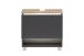 Waschtisch-Set >Kaprun< (B/H/T: 61x55x47 cm) in graphit - 61x55x47 (BxHxT)