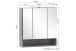 Waschtisch-Set >Kaprun< (B/H/T: 61x200x47 cm) in wotaneiche - 61x200x47 (BxHxT)