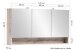 Waschtisch-Set >Kaprun< (B/H/T: 121x200x47 cm) in graphit - 121x200x47 (BxHxT)