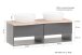 Waschtisch-Set >Kaprun< (B/H/T: 121x200x47 cm) in graphit - 121x200x47 (BxHxT)
