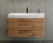 Waschtisch-Set >Manchester< (B/H/T: 100x59x50 cm) in wotaneiche aus MDF