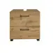 Waschbeckenunterschrank >Manchester< (B/H/T: 60x55x35 cm) in wotaneiche aus MDF