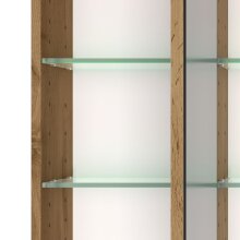Badezimmerspiegelschrank >Manchester< (B/H/T: 100x64x20 cm) in wotaneiche