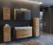 Badezimmerspiegelschrank >Manchester< (B/H/T: 100x64x20 cm) in wotaneiche