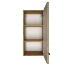 Hängeschrank >Manchester< (B/H/T: 30x64x20 cm) in wotaneiche - 30x64x20 (BxHxT)