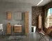 Hängeschrank >Manchester< (B/H/T: 30x64x20 cm) in wotaneiche - 30x64x20 (BxHxT)