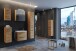 Hängeschrank >Manchester< (B/H/T: 30x64x20 cm) in wotaneiche - 30x64x20 (BxHxT)