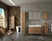 Hängeschrank >Manchester< (B/H/T: 30x64x20 cm) in wotaneiche - 30x64x20 (BxHxT)