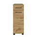 Waschbeckenunterschrank >Manchester< (B/H/T: 30x79x35 cm) in wotaneiche aus MDF