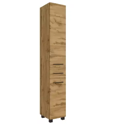 Seitenschrank >Manchester< (B/H/T: 30x180x35 cm) in wotaneiche aus MDF