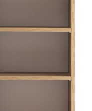 Seitenschrank >Manchester< (B/H/T: 30x180x35 cm) in wotaneiche aus MDF