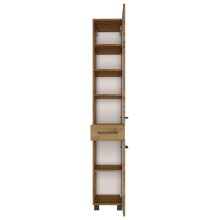 Seitenschrank >Manchester< (B/H/T: 30x180x35 cm) in wotaneiche aus MDF