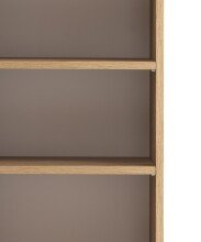 Seitenschrank >Manchester< (B/H/T: 30x180x35 cm) in wotaneiche aus MDF