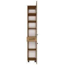 Seitenschrank >Manchester< (B/H/T: 30x180x35 cm) in wotaneiche aus MDF