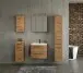 Seitenschrank >Manchester< (B/H/T: 30x180x35 cm) in wotaneiche aus MDF