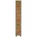 Seitenschrank >Manchester< (B/H/T: 30x180x35 cm) in wotaneiche aus MDF