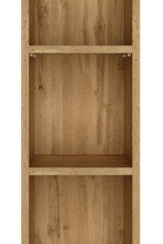 Seitenschrank >Manchester< (B/H/T: 25x180x33 cm) in wotaneiche aus MDF