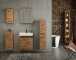 Seitenschrank >Manchester< (B/H/T: 25x180x33 cm) in wotaneiche aus MDF