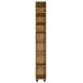 Seitenschrank >Manchester< (B/H/T: 25x180x33 cm) in wotaneiche aus MDF