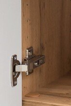 Midischrank >Manchester< (B/H/T: 55x130x33 cm) in wotaneiche - 55x130x33 (BxHxT)