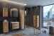 Midischrank >Manchester< (B/H/T: 55x130x33 cm) in wotaneiche - 55x130x33 (BxHxT)
