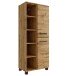 Midischrank >Manchester< (B/H/T: 55x130x33 cm) in wotaneiche - 55x130x33 (BxHxT)