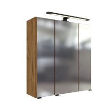 Waschtisch-Set >Manchester< (B/H/T: 90x200x45 cm) in wotaneiche aus MDF