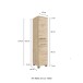 Waschtisch-Set >Manchester< (B/H/T: 120x200x45 cm) in wotaneiche aus MDF