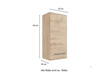 Waschtisch-Set >Manchester< (B/H/T: 120x200x45 cm)...