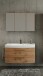 Waschtisch-Set >Manchester< (B/H/T: 100x200x50 cm) in wotaneiche aus MDF
