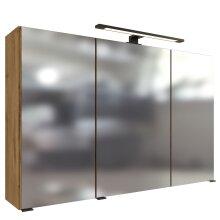 Waschtisch-Set >Manchester< (B/H/T: 160x200x50 cm) in wotaneiche aus MDF
