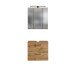 Waschtisch-Set >Manchester< (B/H/T: 60x200x35 cm) in wotaneiche aus MDF