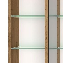 Waschtisch-Set >Manchester< (B/H/T: 90x200x35 cm) in wotaneiche aus MDF