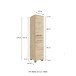 Waschtisch-Set >Manchester< (B/H/T: 120x200x35 cm) in wotaneiche aus MDF
