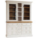 Buffet >Boscobe< in Weiß aus Massivholz - 166x215x45cm (BxHxT)