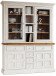 Buffet >Boscobe< in Weiß aus Massivholz - 166x215x45cm (BxHxT)