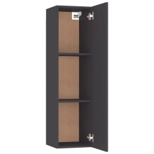 TV-Board >Irxleben-I< (B/H/T: 30x110x30 cm) in Grau - 30x110x30cm (BxHxT)