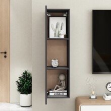 TV-Board >Irxleben-I< (B/H/T: 30x110x30 cm) in Grau - 30x110x30cm (BxHxT)