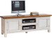 TV-Schrank >Boscobe< in Weiß aus Massivholz - 178x65x54cm (BxHxT)