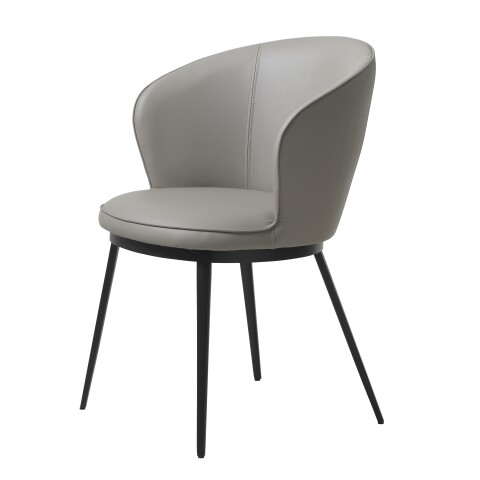 Stuhl >GAIN< (B/H/T: 51x82x60 cm) in Taupe - 51x82x60cm (BxHxT)