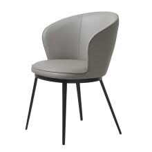 Stuhl >GAIN< (B/H/T: 51x82x60 cm) in Taupe -...