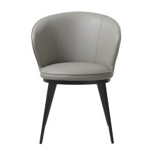 Stuhl >GAIN< (B/H/T: 51x82x60 cm) in Taupe - 51x82x60cm (BxHxT)