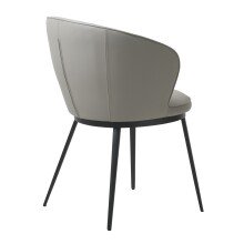 Stuhl >GAIN< (B/H/T: 51x82x60 cm) in Taupe - 51x82x60cm (BxHxT)