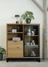 Highboard >LIVORNO< (B/H/T: 123x139x42 cm) in...