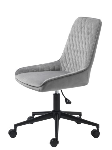 Bürostuhl >MILTON< (B/H/T: 60x81x60 cm) in Grau - 60x81x60 (BxHxT)
